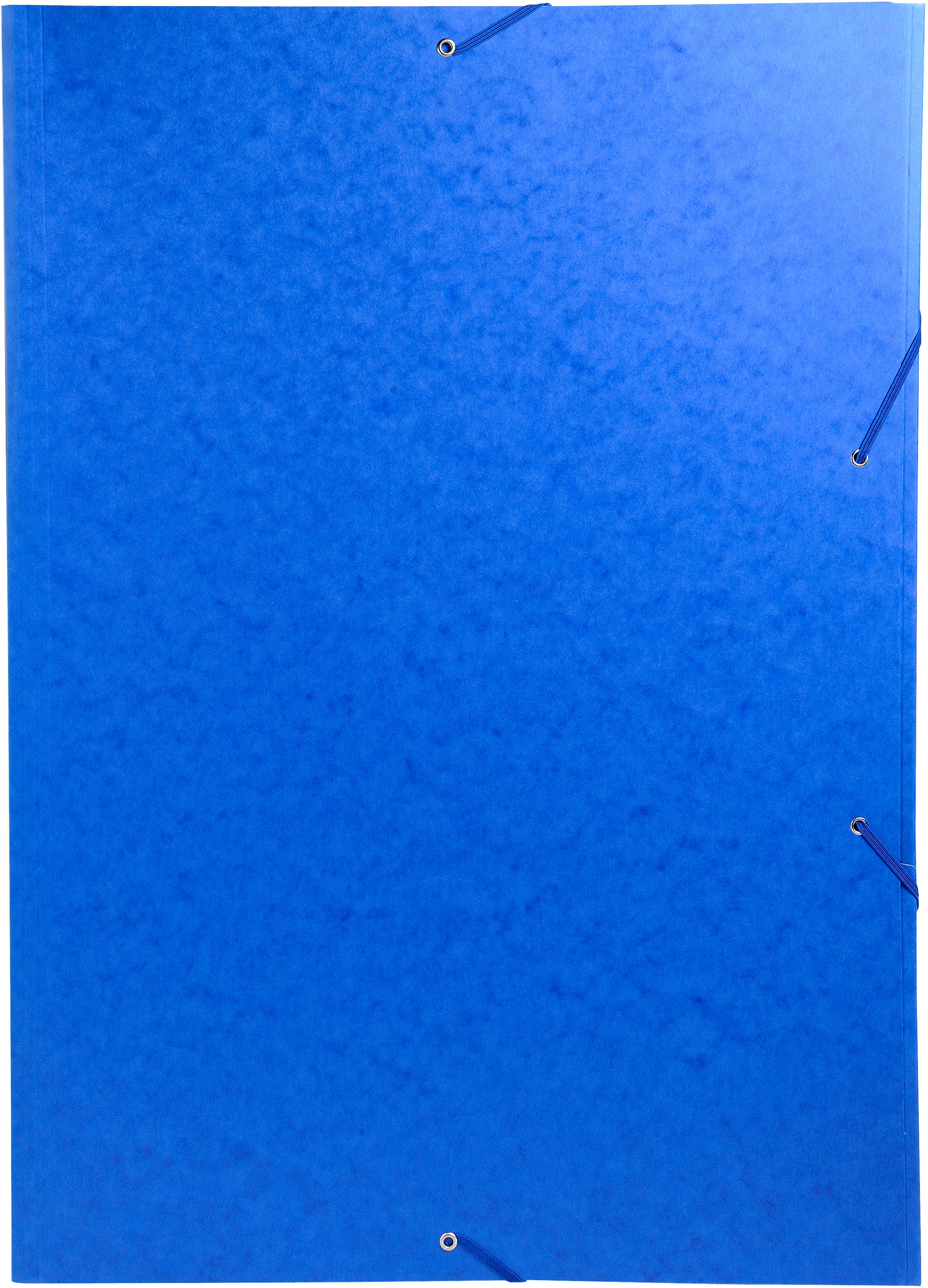 Biella EXACOMPTA Gummibandmappe A3 – 3 Klappen, Karton, Blau