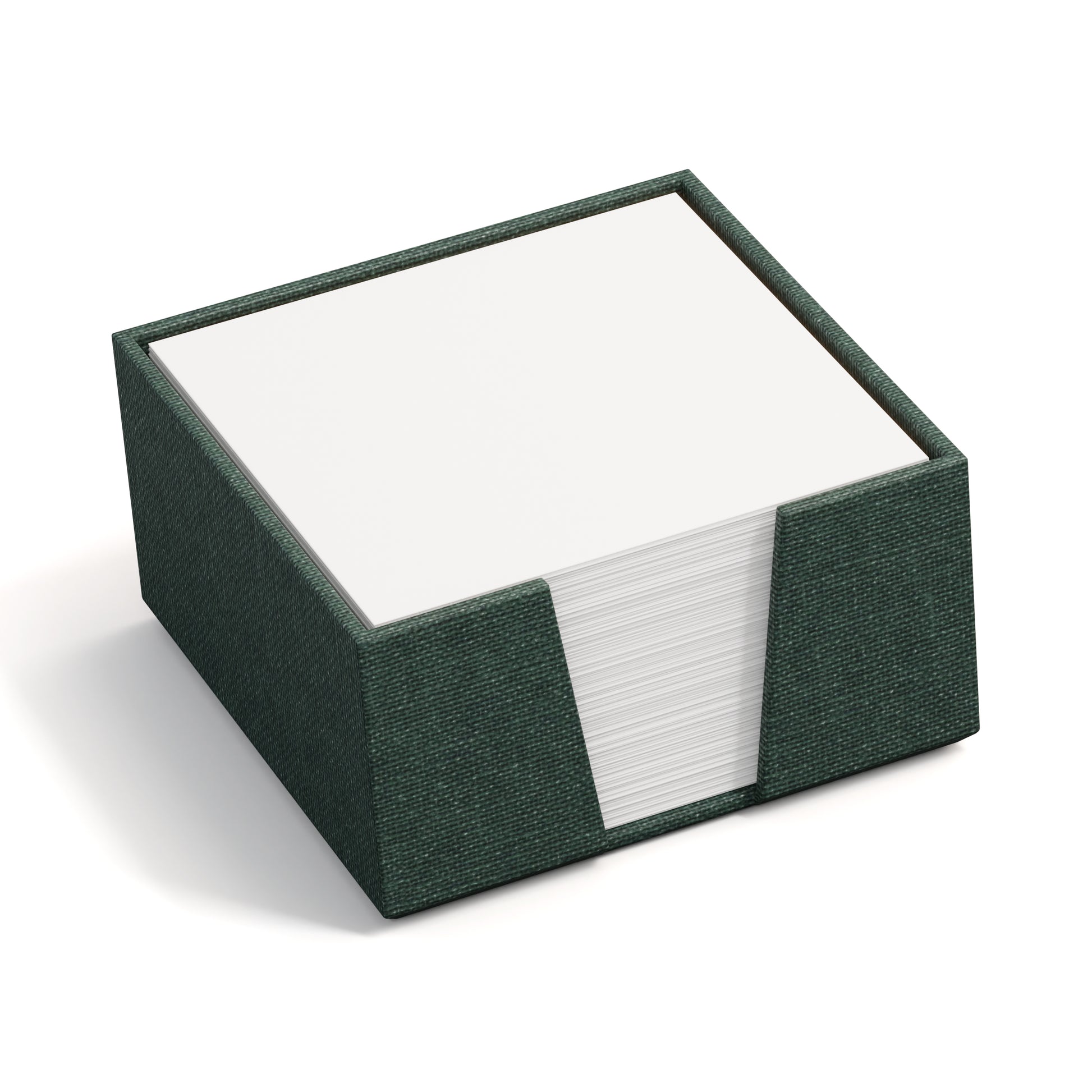 Bigso box of sweden James Aufbewahrungsbox – Dunkelgrün, Karton, B 110 × H 50 × T 110 mm