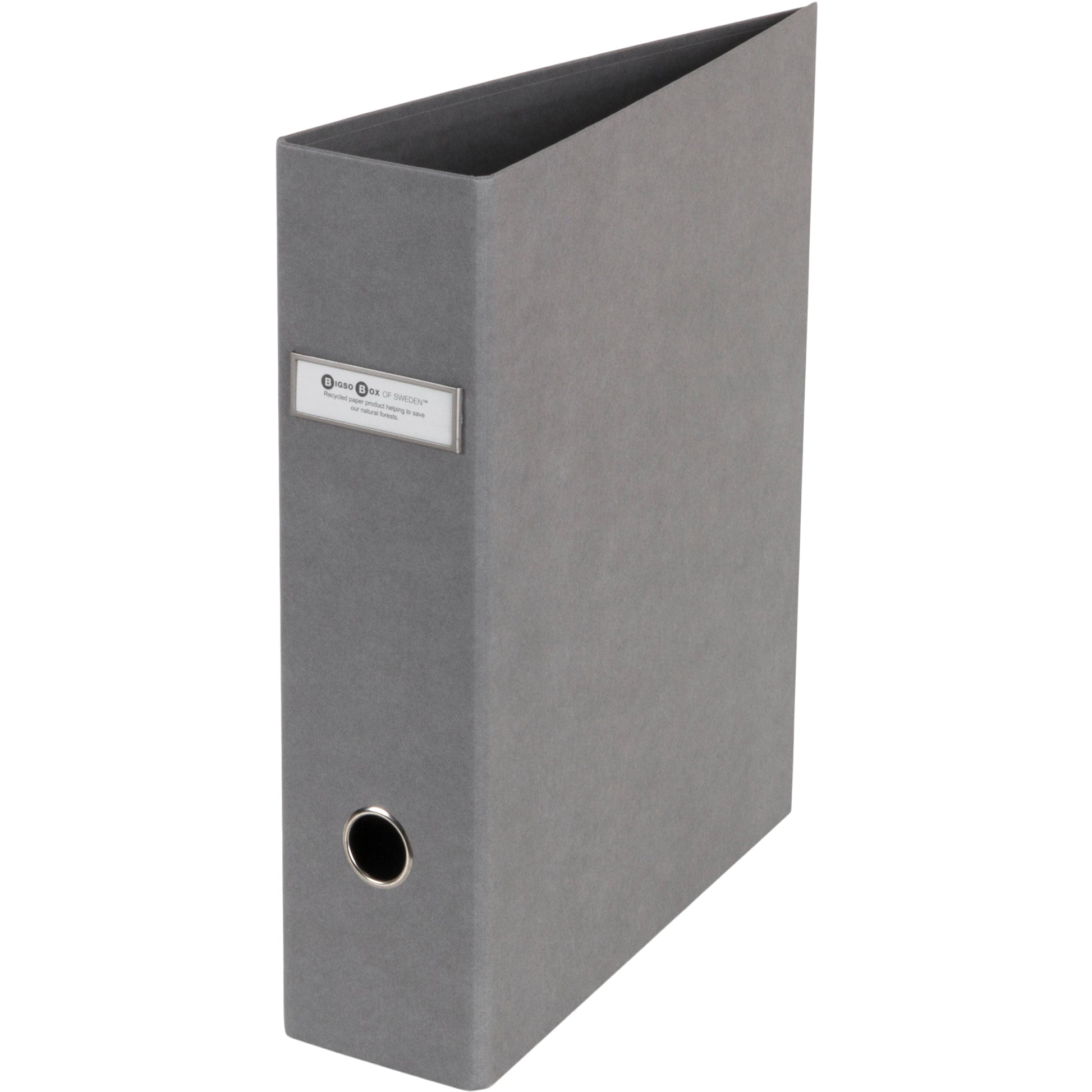 Bigso Box of Sweden Archie Ordner – für A4 – Rückenbreite 8,5 cm – Grau