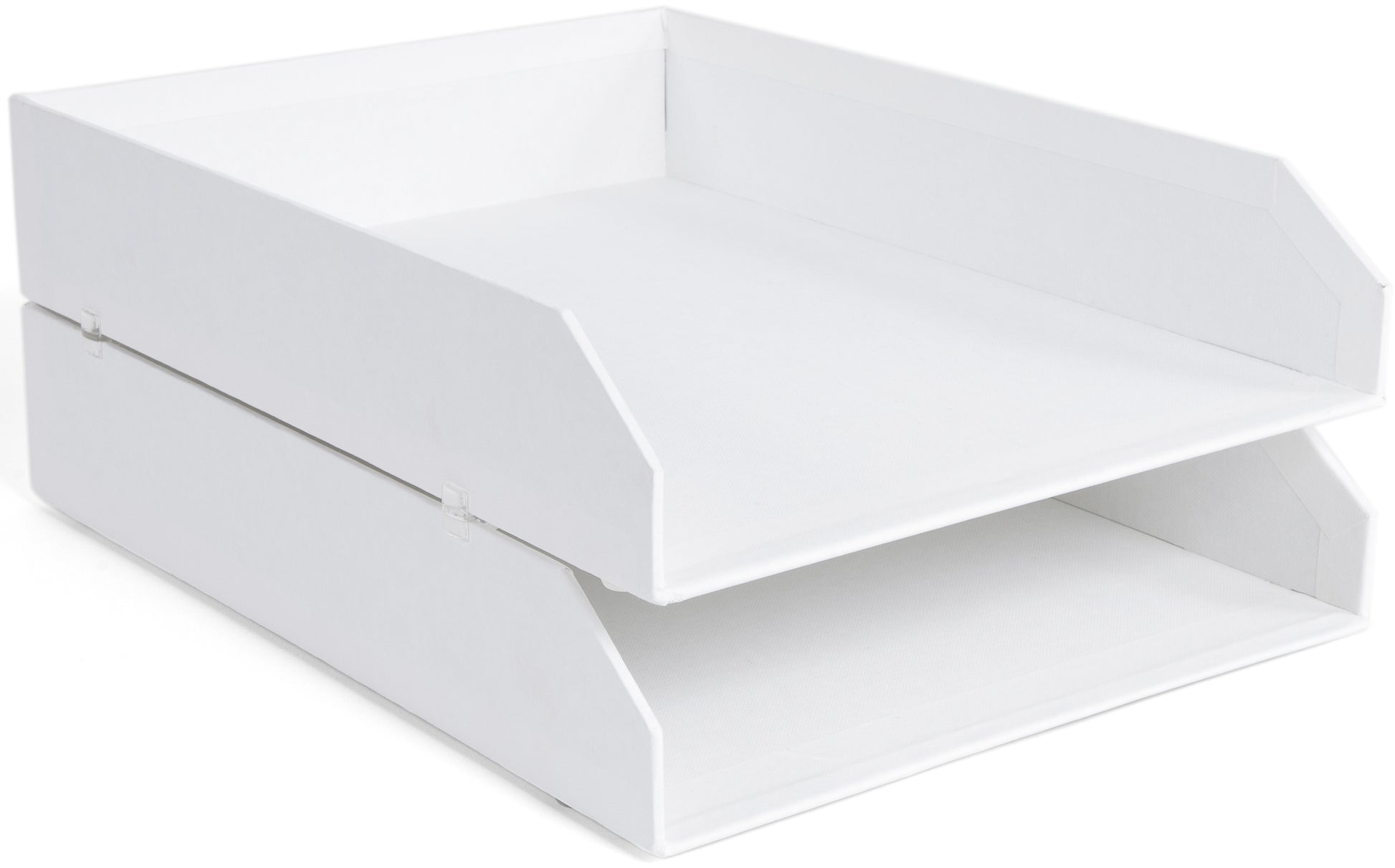 Bigso Box of Sweden Hakan – Briefkorb für A4, Karton, Weiss, 240 × 65 × 317 mm