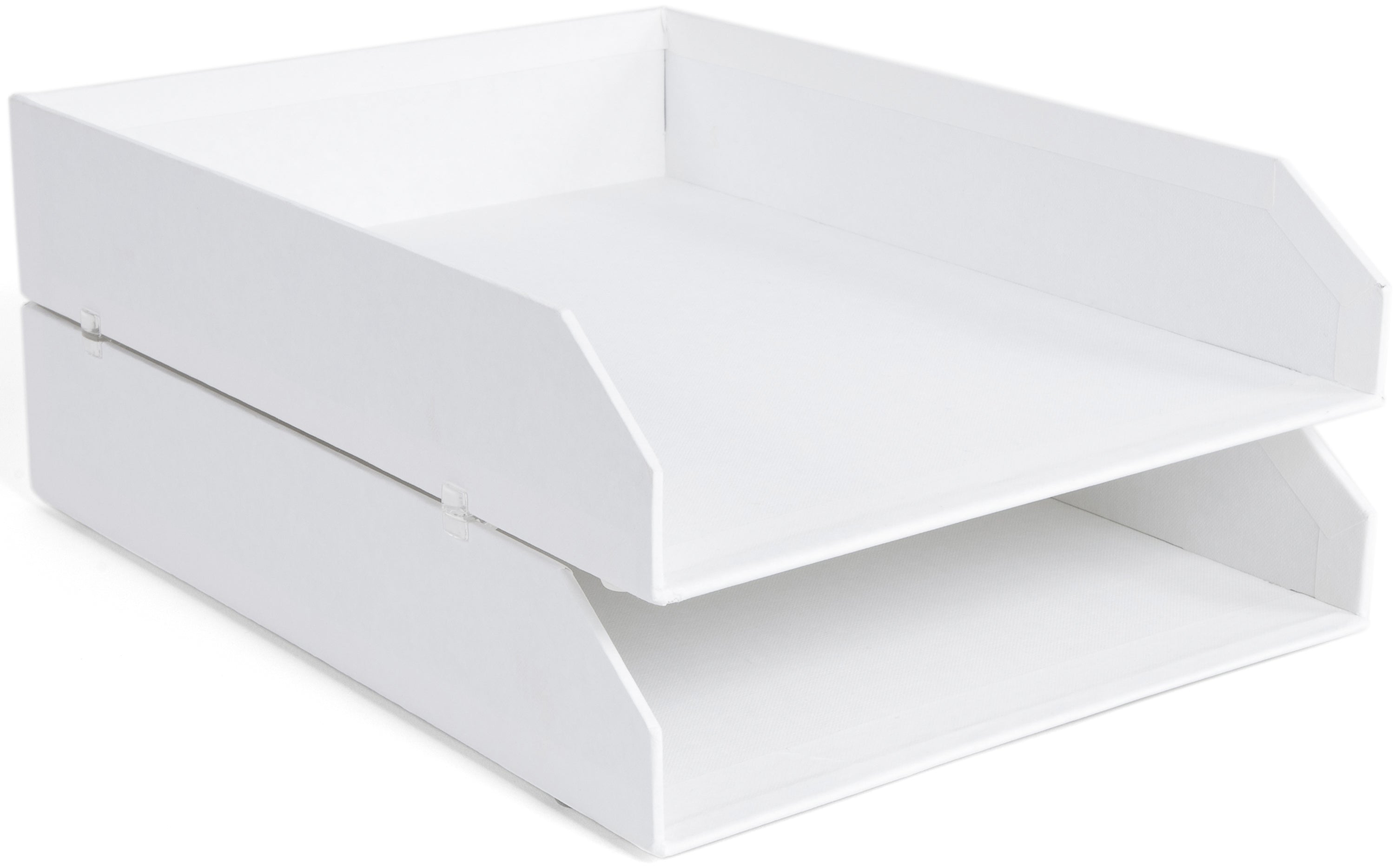 Bigso Box of Sweden Hakan – Briefkorb für A4, Karton, Weiss, 240 × 65 × 317 mm