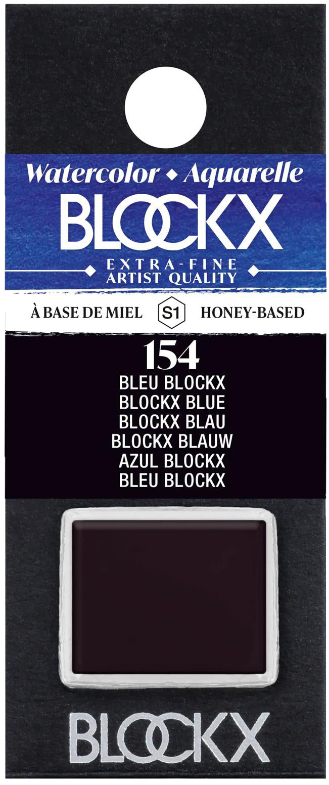 Blockx Aquarellfarbe – Blau – 1/2 Näpfchen, 1,5 ml