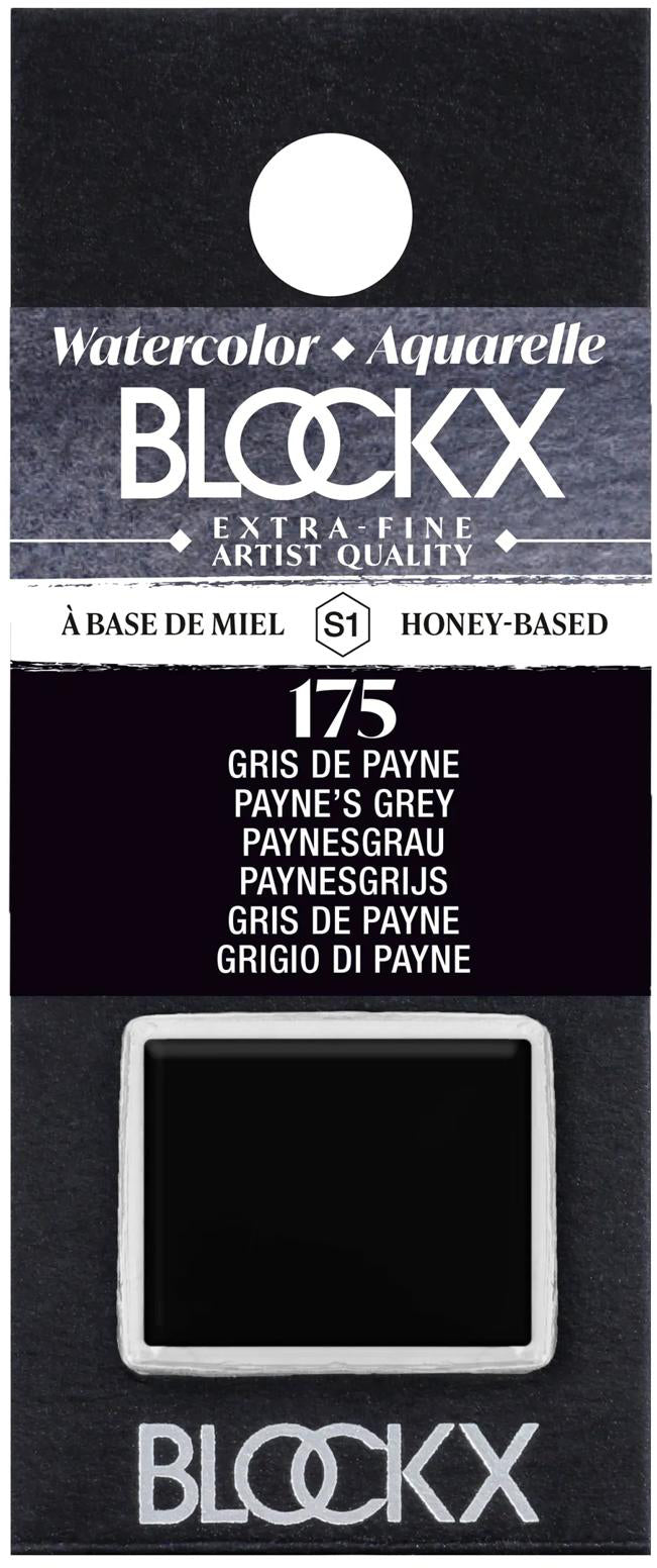 Blockx Aquarellfarbe – Paynesgrau – 1/2 Näpfchen, 1,5 ml