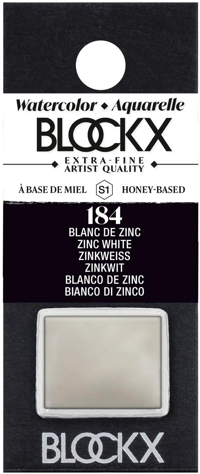 Blockx Aquarellfarbe – Zinkweiss – 1,5 ml (1/2 Näpfchen)