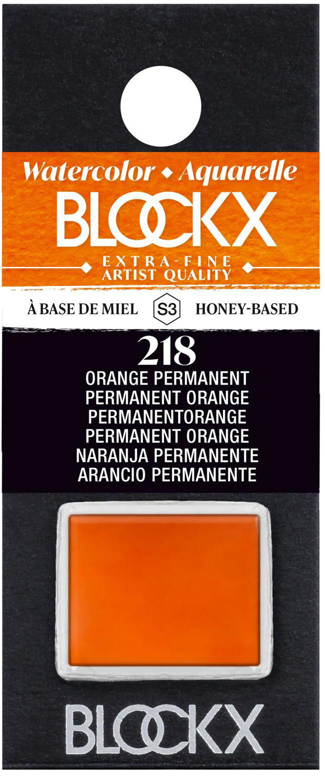 Blockx Aquarellfarbe – Permanentorange – 1,5 ml