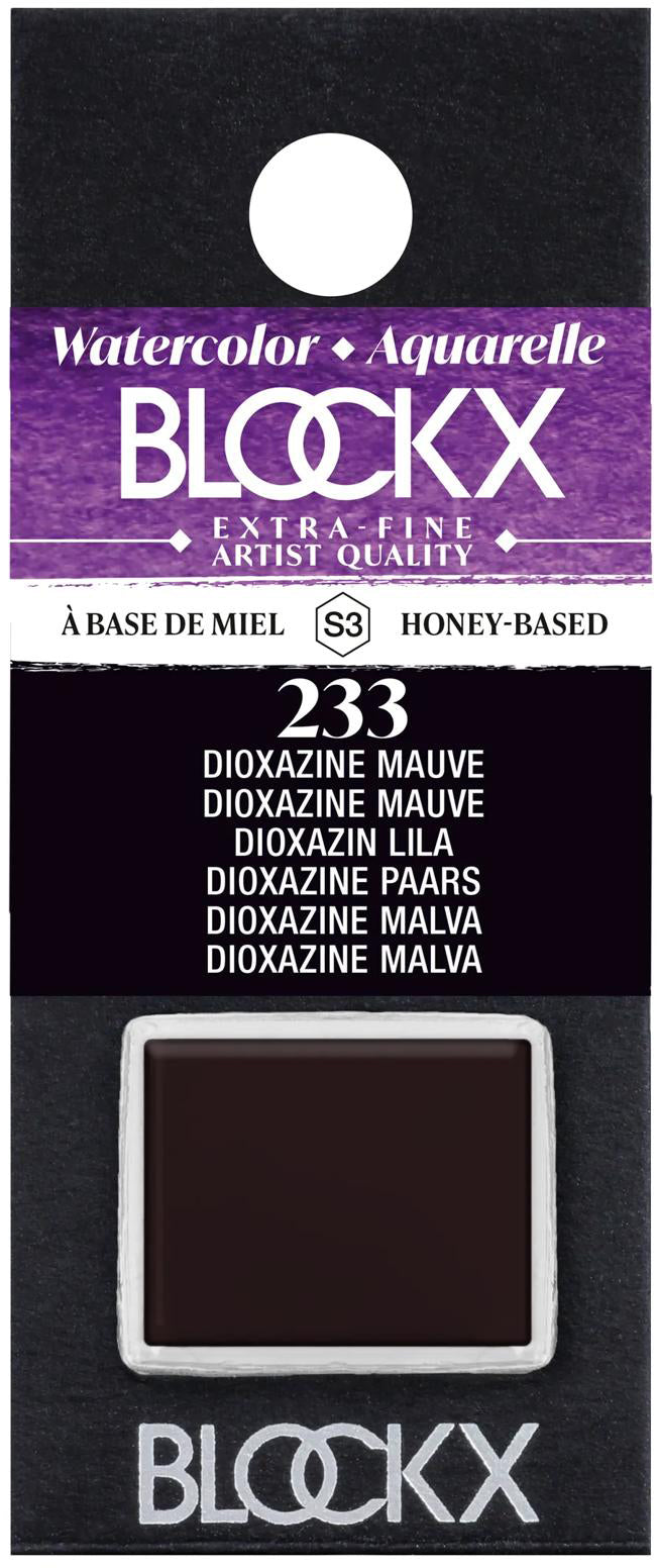 Blockx Aquarellfarbe – Dioxazinlila – 1/2 Näpfchen, 1,5 ml