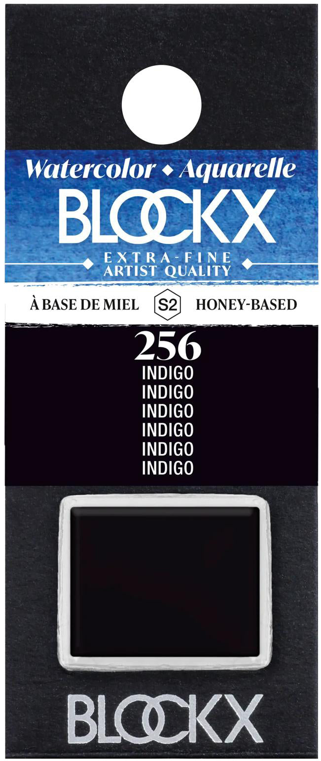 Blockx Aquarellfarbe – Indigo – 1,5 ml (1/2 Näpfchen)