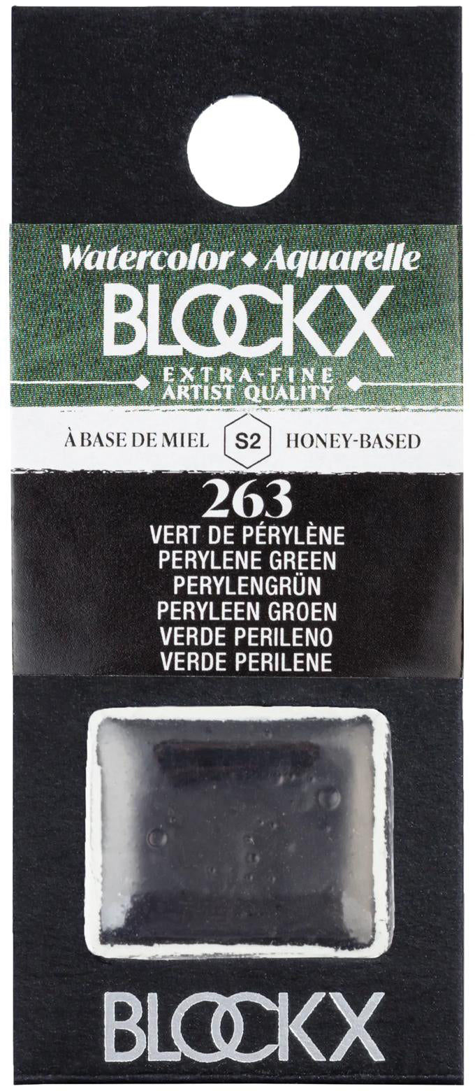 Blockx Aquarellfarbe – Bordeaux de Pérylène – 1/2 Näpfchen, 1,5 ml