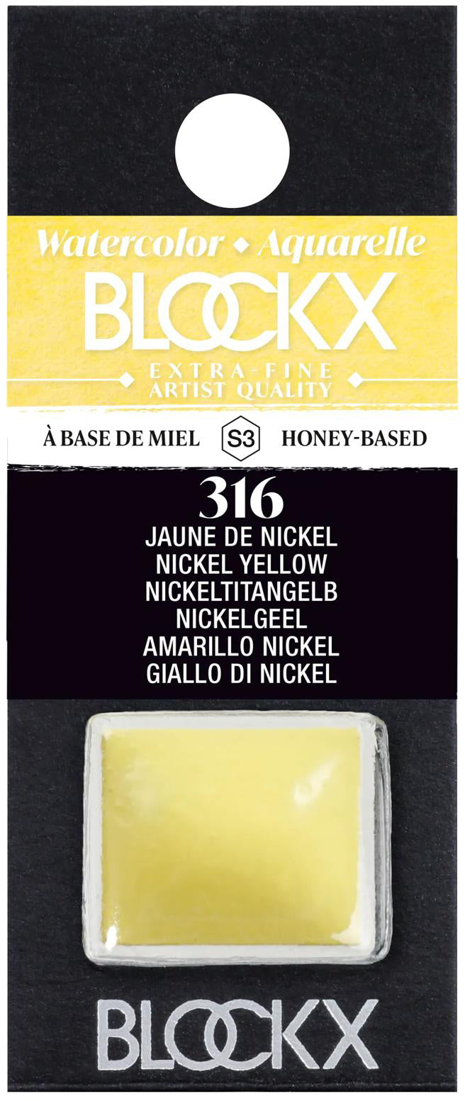 Blockx Aquarellfarbe – Nickeltitangelb – 1,5 ml