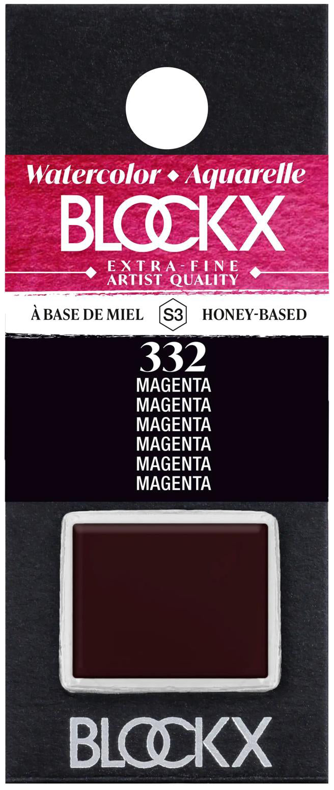 Blockx Aquarellfarbe – Magenta – 1,5 ml (½ Näpfchen)