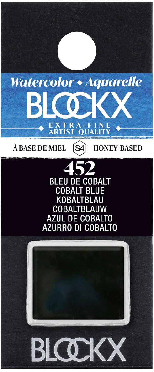 Blockx Aquarellfarbe – Kobaltblau – 1,5 ml (1/2 Näpfchen)