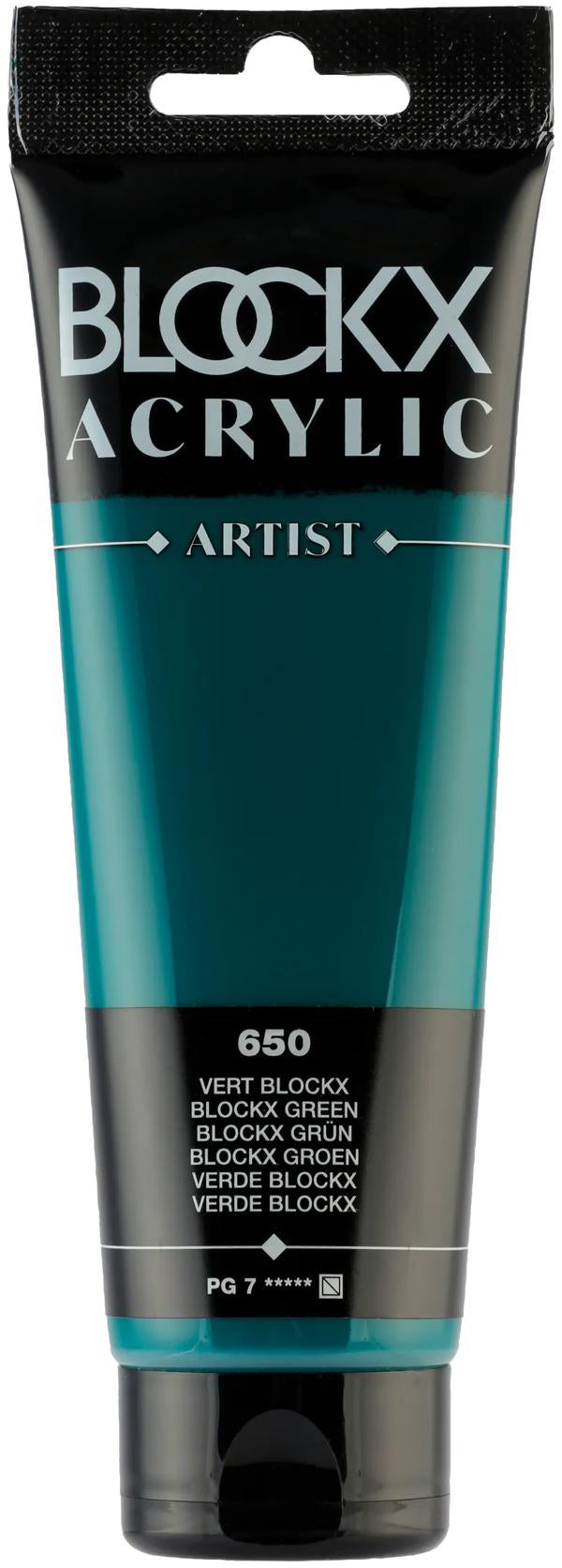 Blockx Acrylic Artist Acrylfarbe – Grün, seidenmatt – 120 ml