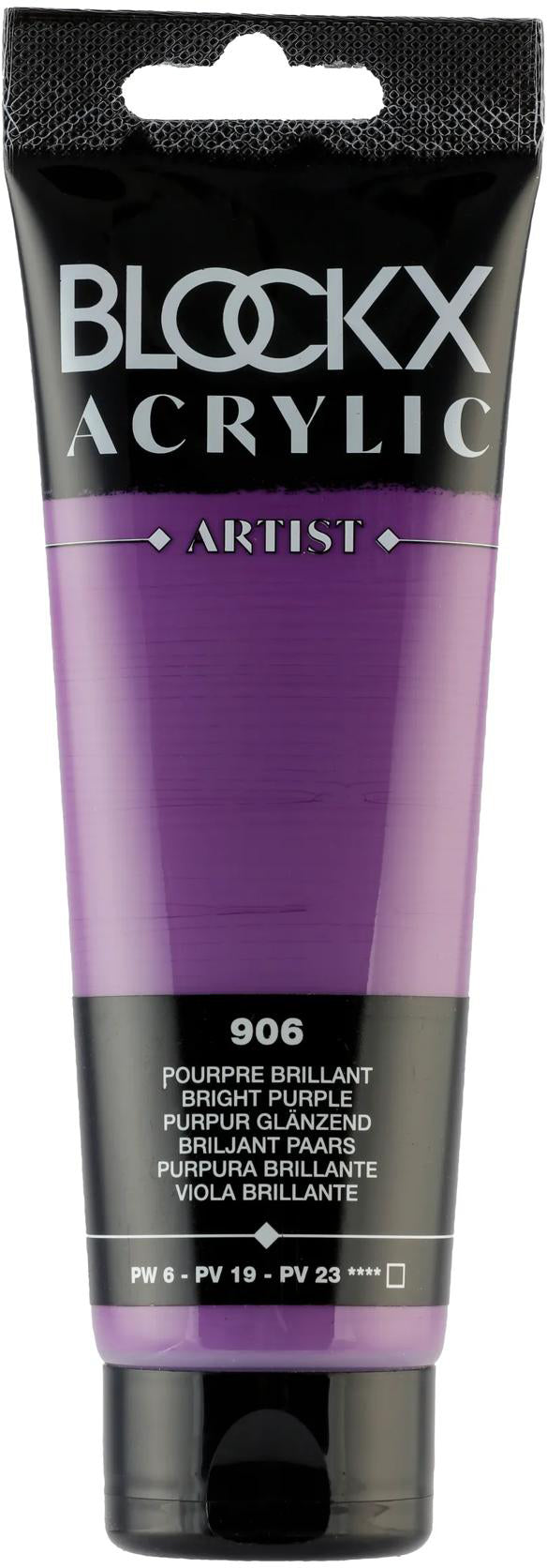Blockx Acrylic Artist Acrylfarbe – Purpur, glänzend – 120 ml