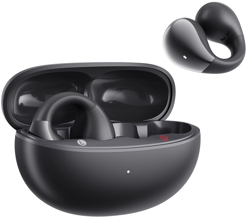 Boompods Boomclip Pro BCPBLK Ohrbügel True Wireless – Stereo, mit Ladecase, Schwarz, BT 5.3