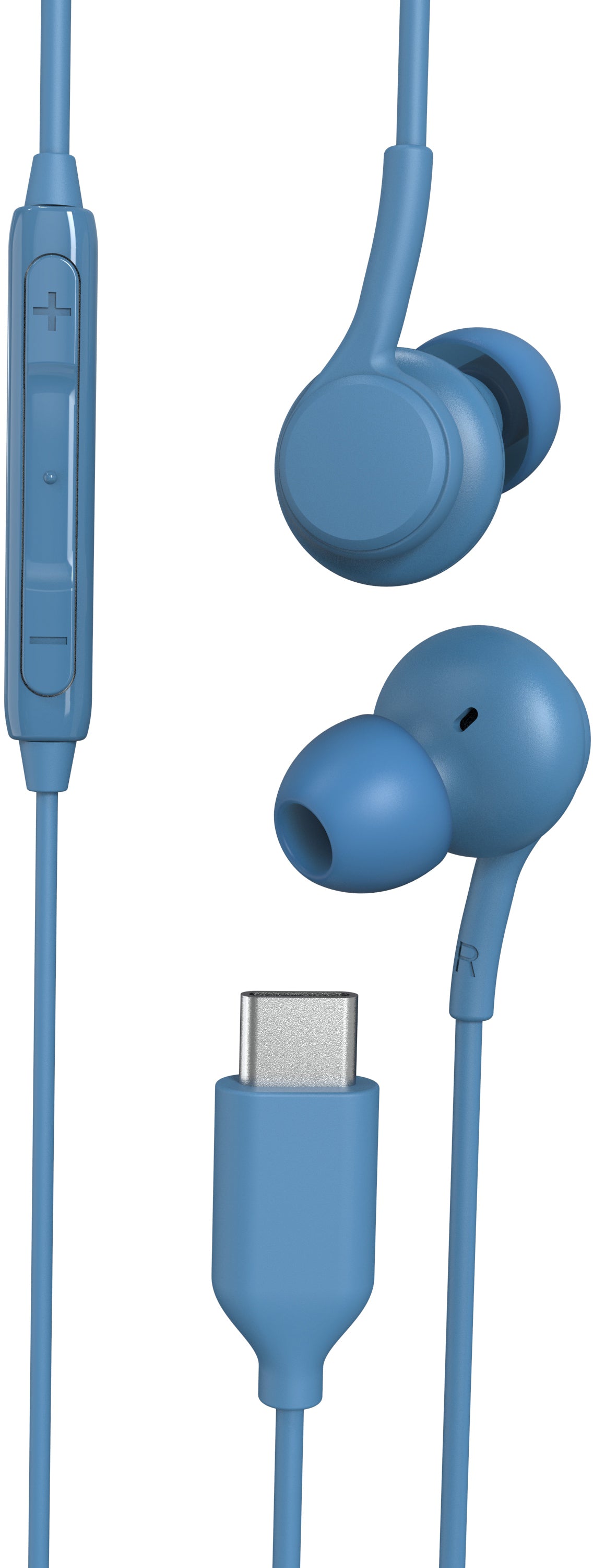Boompods Digibuds Type C In-Ear Kopfhörer – Kabel, USB-C, Blau