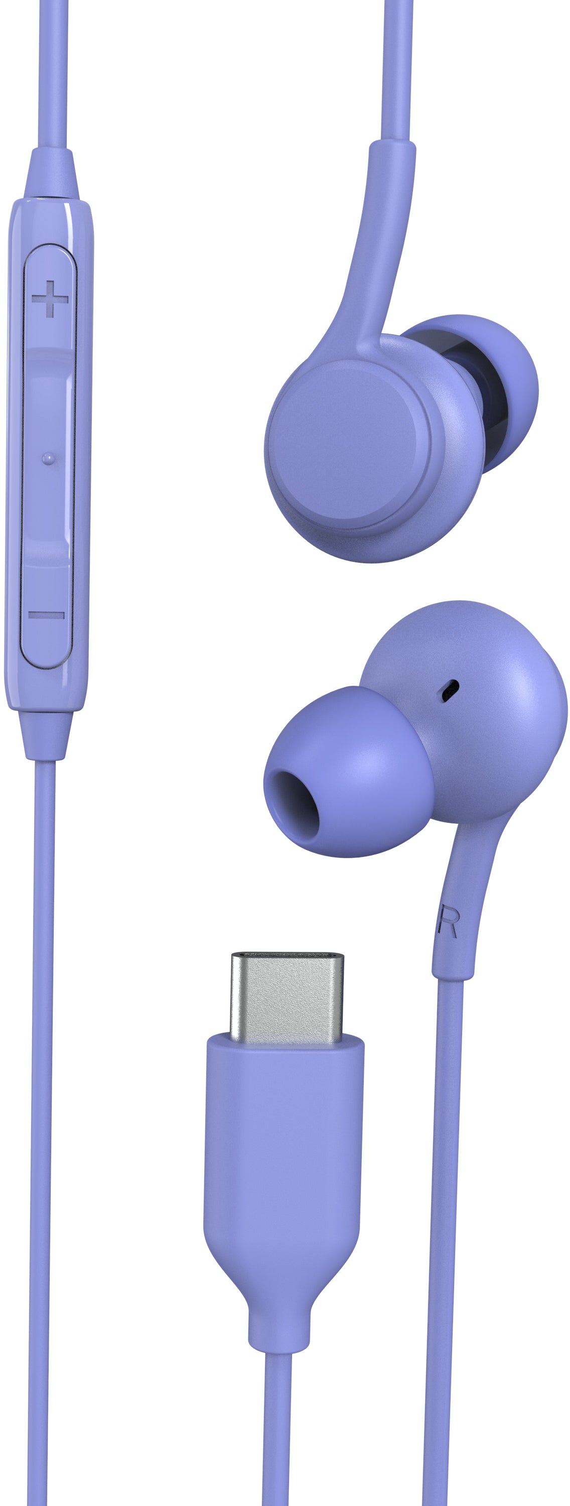 Boompods Digibuds DIKVIL In-Ear Kopfhörer – Kabel, USB-C, Violett
