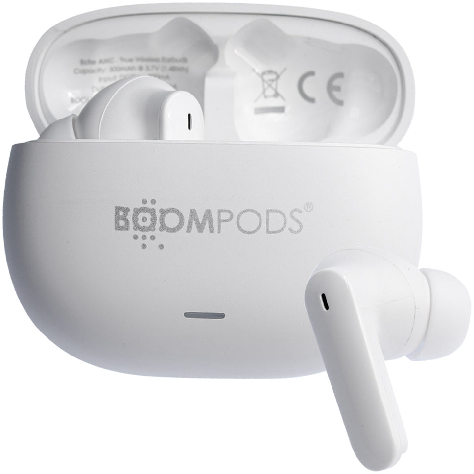 Boompods Echobuds ANC TWS In-Ear – ANC, BT 5.3, Weiss