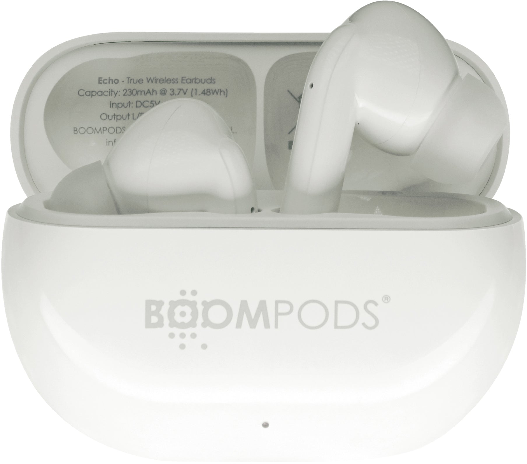 Boompods Echobuds ECHSAN TWS In-Ear – mit Ladecase, BT 5.3, Sand