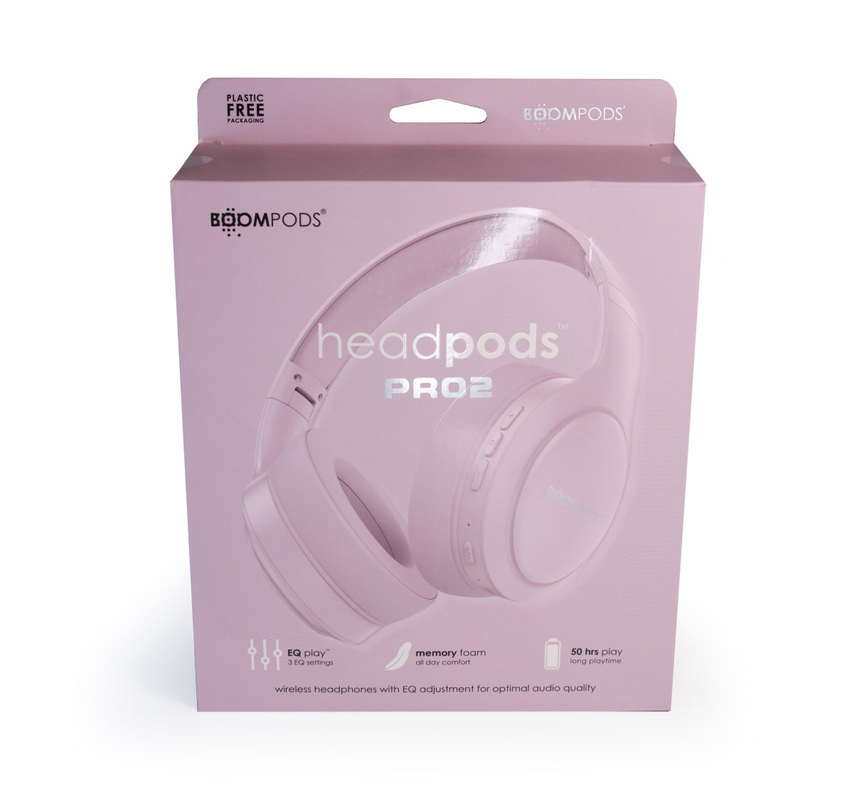 Boompods Headpods Pro2 HP2PIN Over-Ear Kopfhörer – Pink