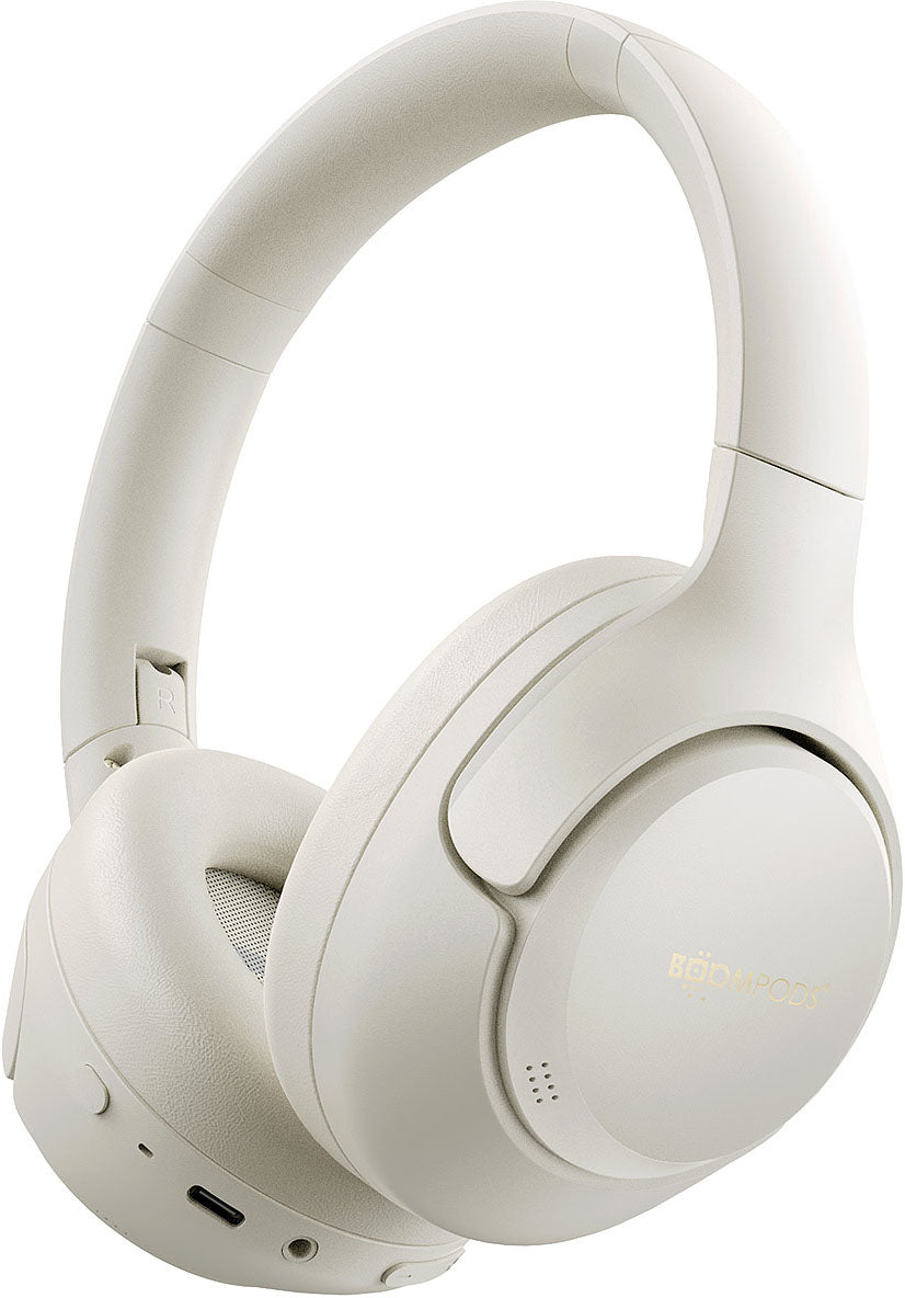 Boompods Orbit ANC Over-Ear Kopfhörer – Stereo, Kabel + BT, ANC, Sand