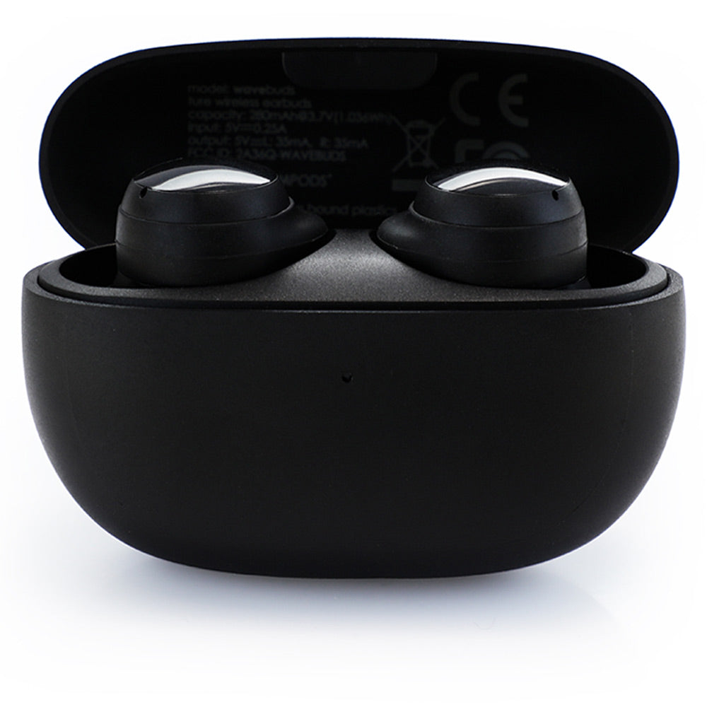 Boompods WaveBuds WABBLK TWS In-Ear – Schwarz/Graphit