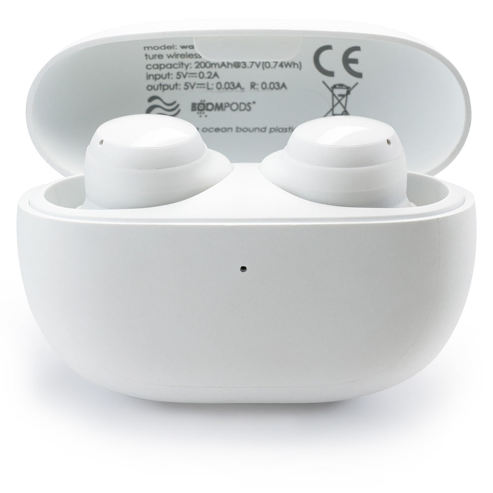 Boompods WaveBuds WABWHT TWS In-Ear – Weiss