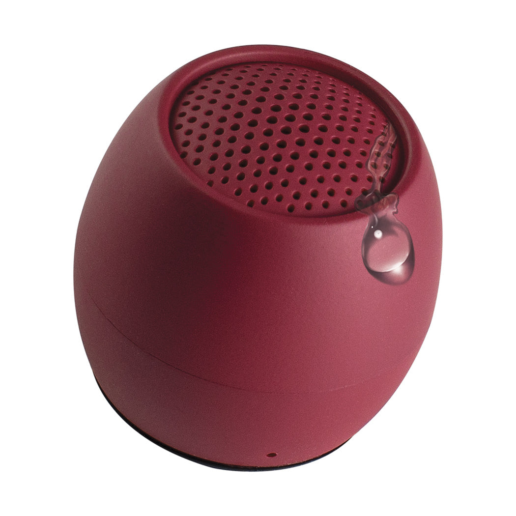 Boompods Zero – Bluetooth-Lautsprecher – 3 W, IPX6, 5 h Akku, Burgund