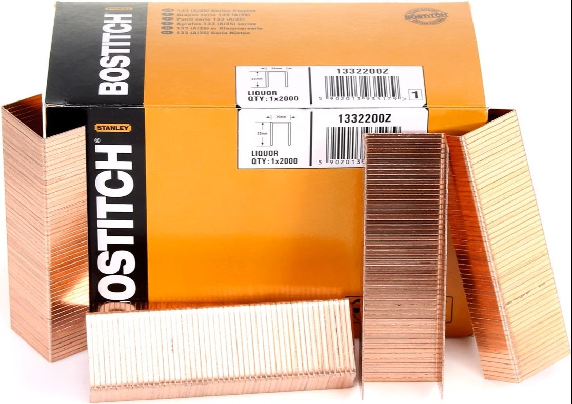 Bostitch Heftklammern – 35/22, verzinkt – für Bostitch DS3522E
