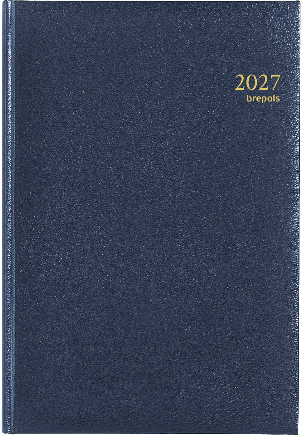 Brepols Omega Lima – Wochenagenda 2027, 1 Woche/2 Seiten, 21,1 × 30,0 cm, blau