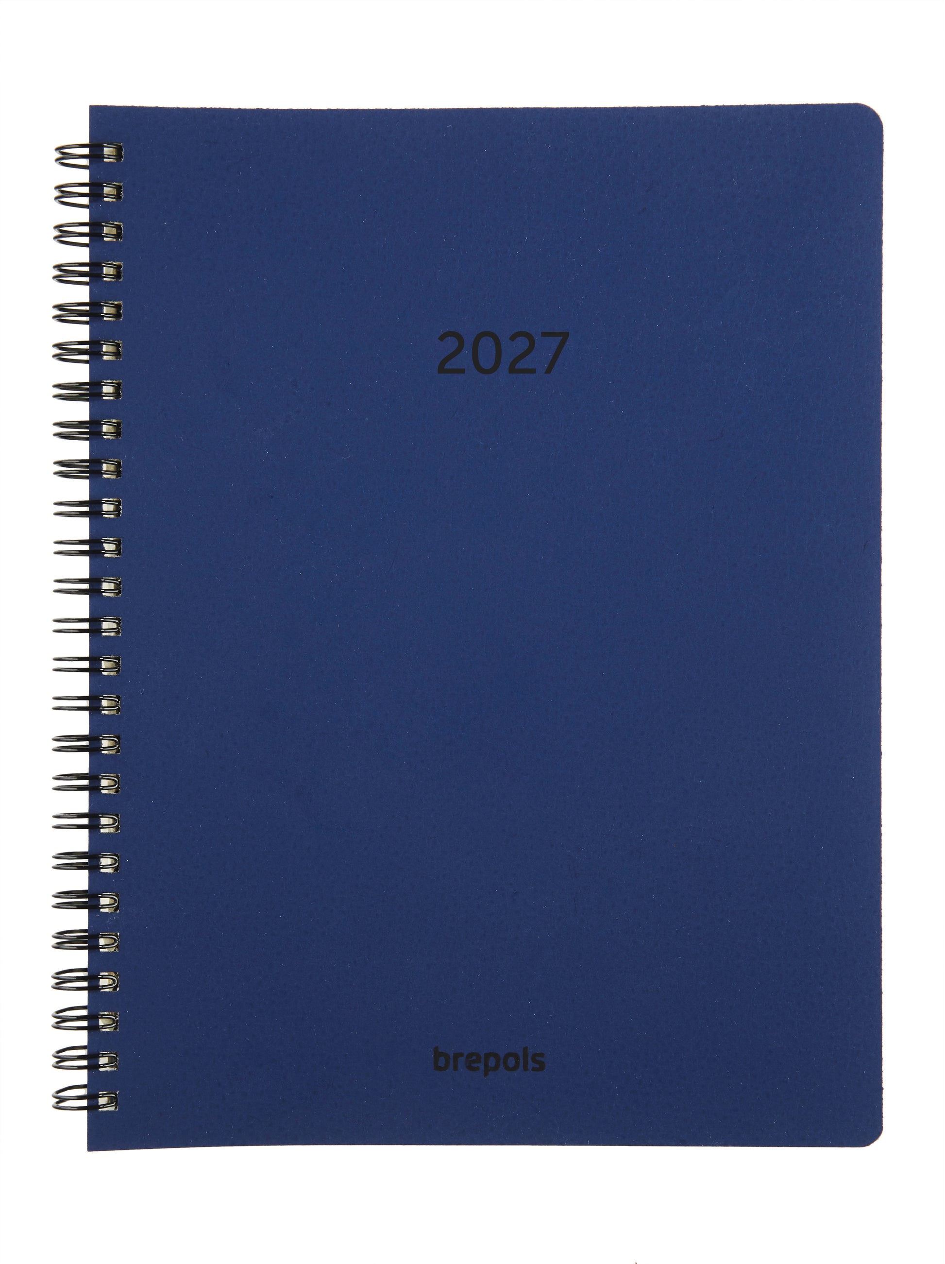 Brepols Timing Calvi – Wochenagenda 2027, 1 Woche/2 Seiten, 18,5 × 22,1 cm, blau