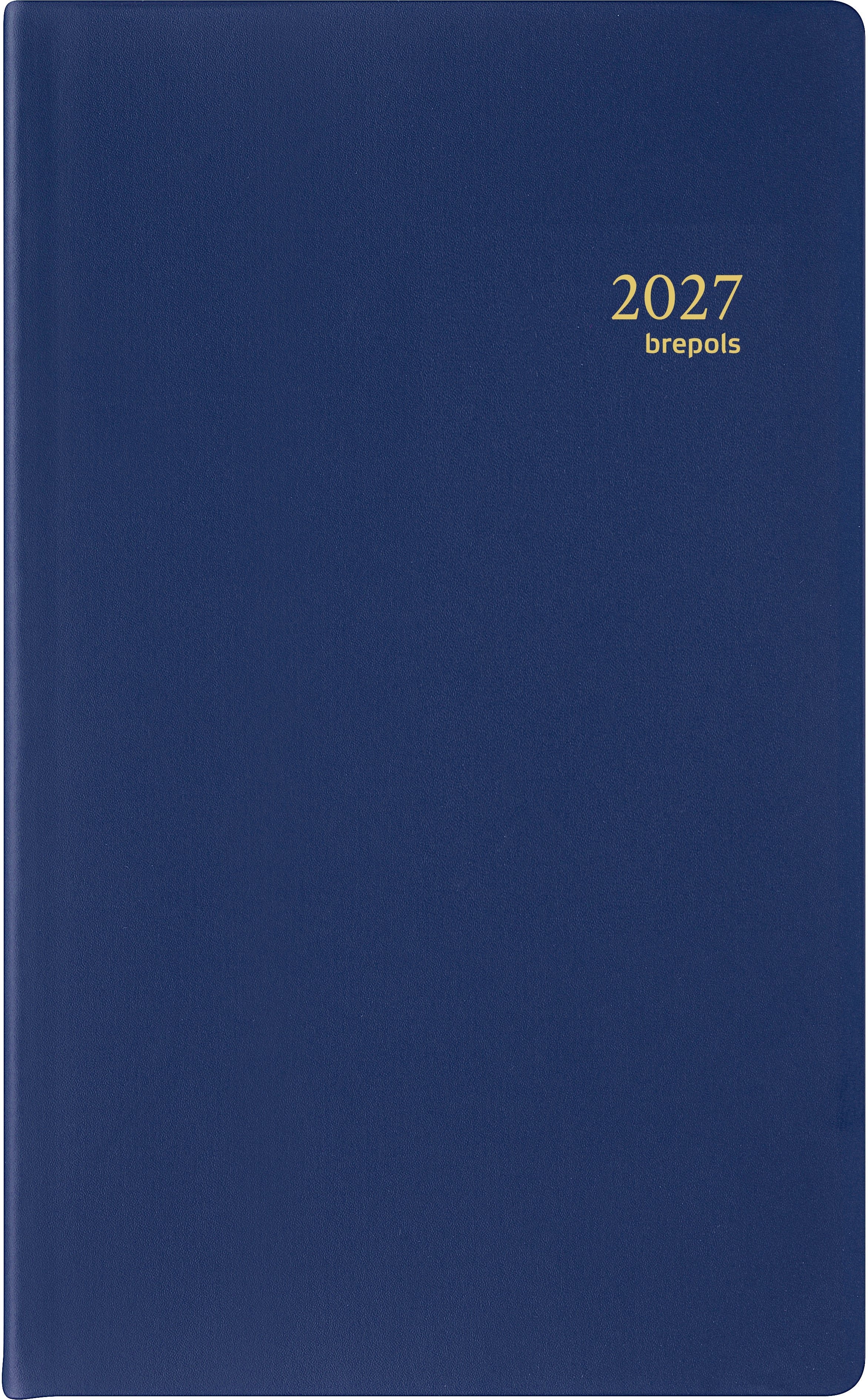Brepols Breform Seta – Tagesagenda 2027, 1 Tag/1 Seite, 10,5 × 16,8 cm, blau