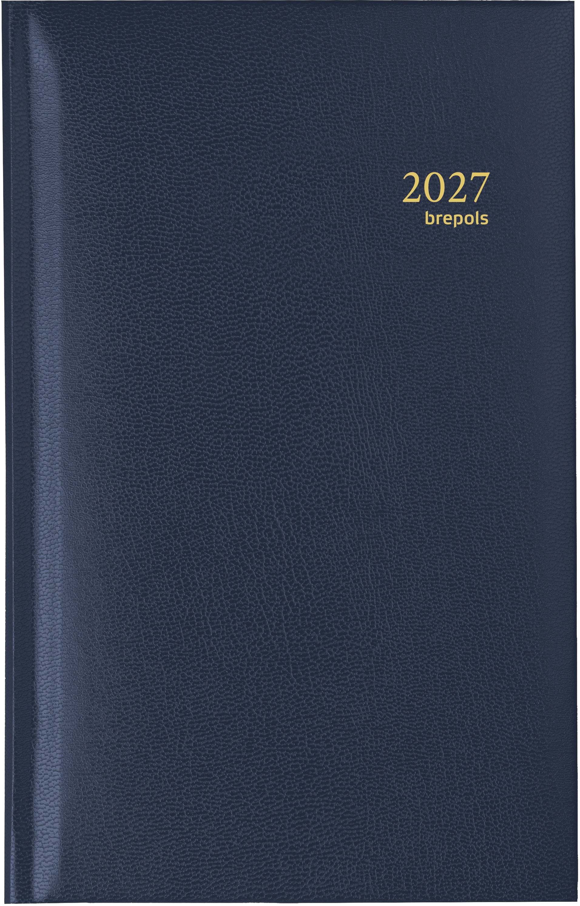 Brepols Interplan Lima – Wochenagenda 2027, 1 Woche/2 Seiten, 9,5 × 16,6 cm, Blau