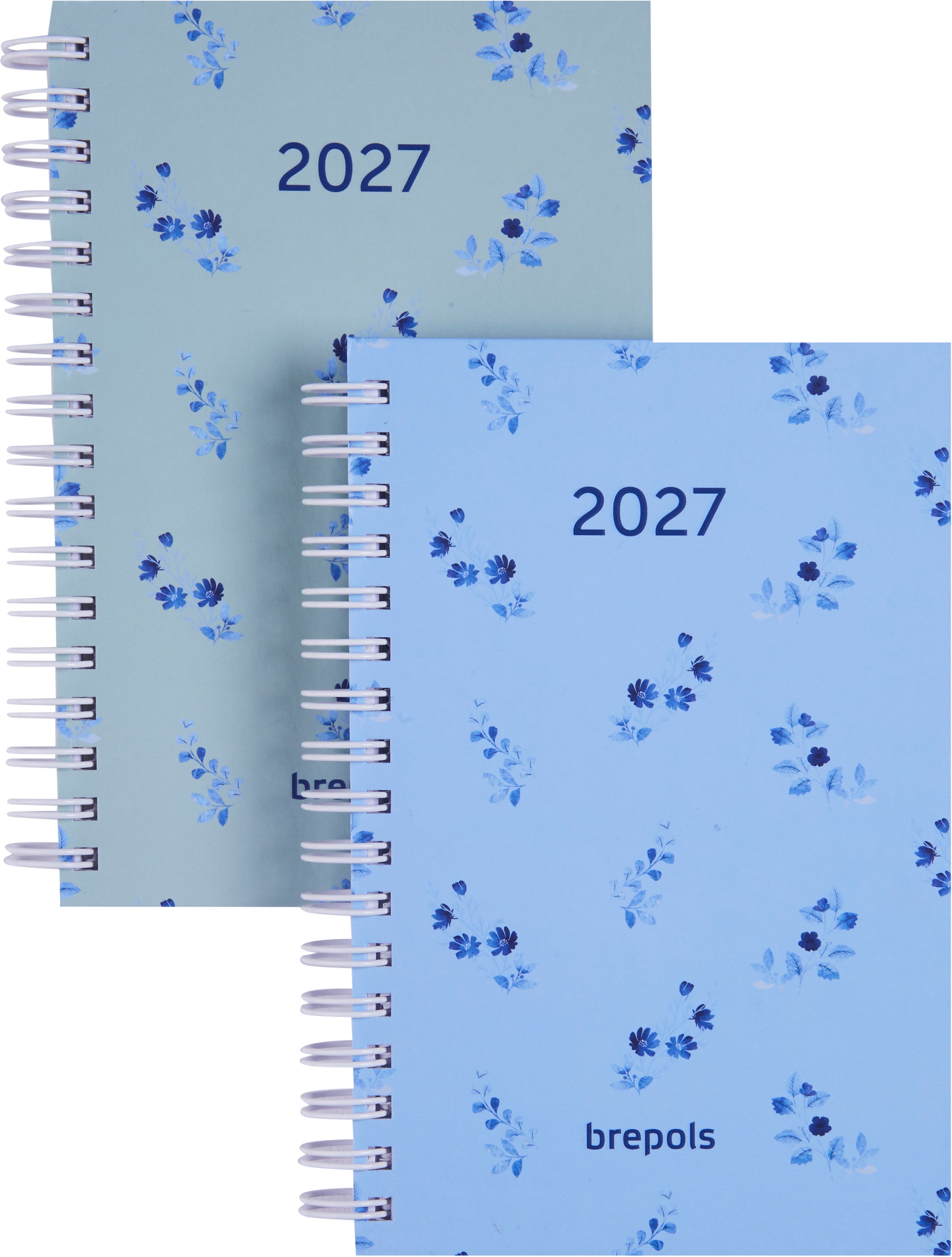 Brepols Blossom – Wochenagenda 2027, 1 Woche/2 Seiten, 11 × 15,5 cm