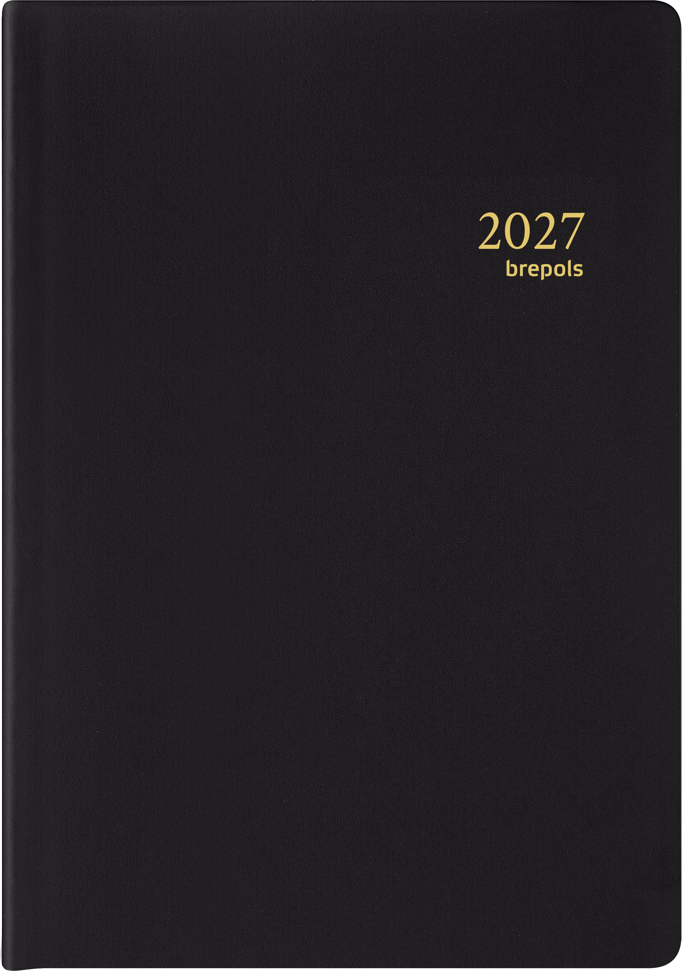 Brepols Armada – Wochenagenda 2027, 1 Woche/2 Seiten, 7,5 × 10,8 cm, Schwarz