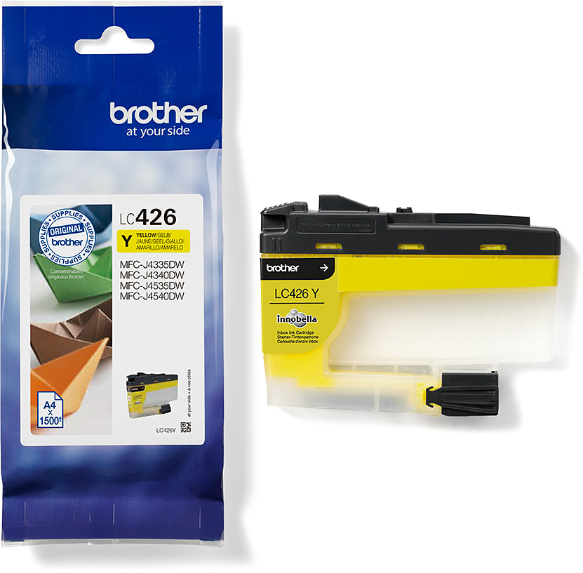 Brother LC-426Y Gelbe Tintenpatrone (Original) – 1'500 Seiten – für MFC-J4540DWXL