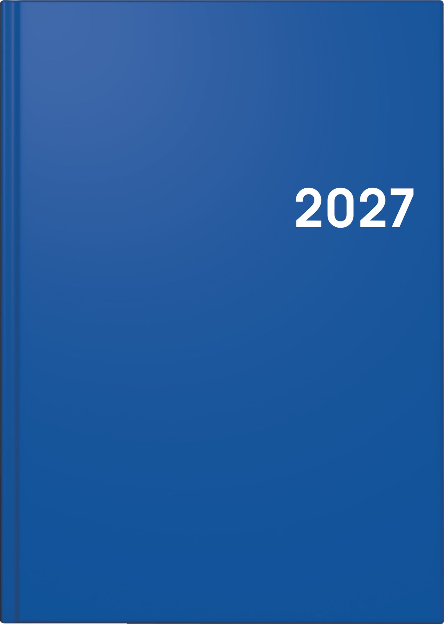 Brunnen Balacron – Tagesagenda 2027, 1 Tag/1 Seite, A5, blau
