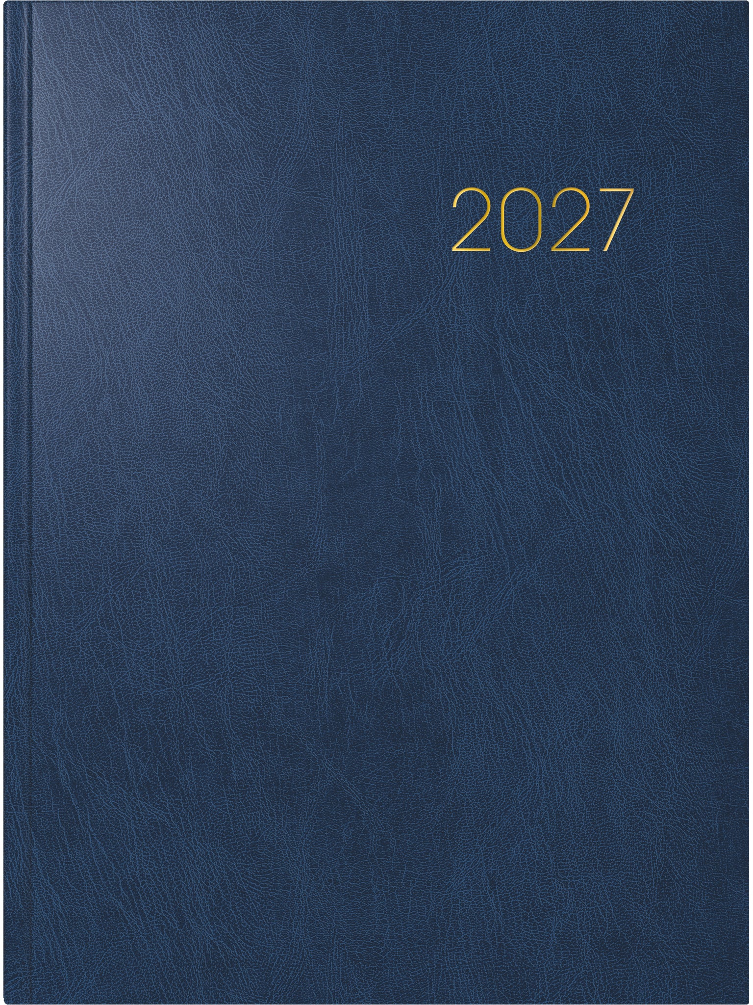Brunnen 797 – Wochenagenda 2027, 1 Woche/2 Seiten, 17,5 × 24,6 cm, Schwarz