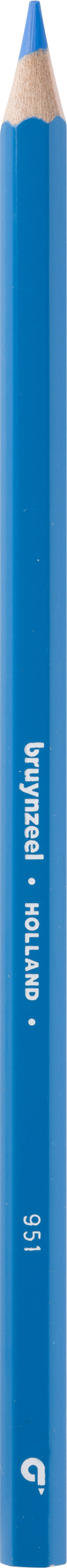 Bruynzeel Buntstifte Super – Minen-Durchmesser 3,3 mm, Einzelstift Himmelblau