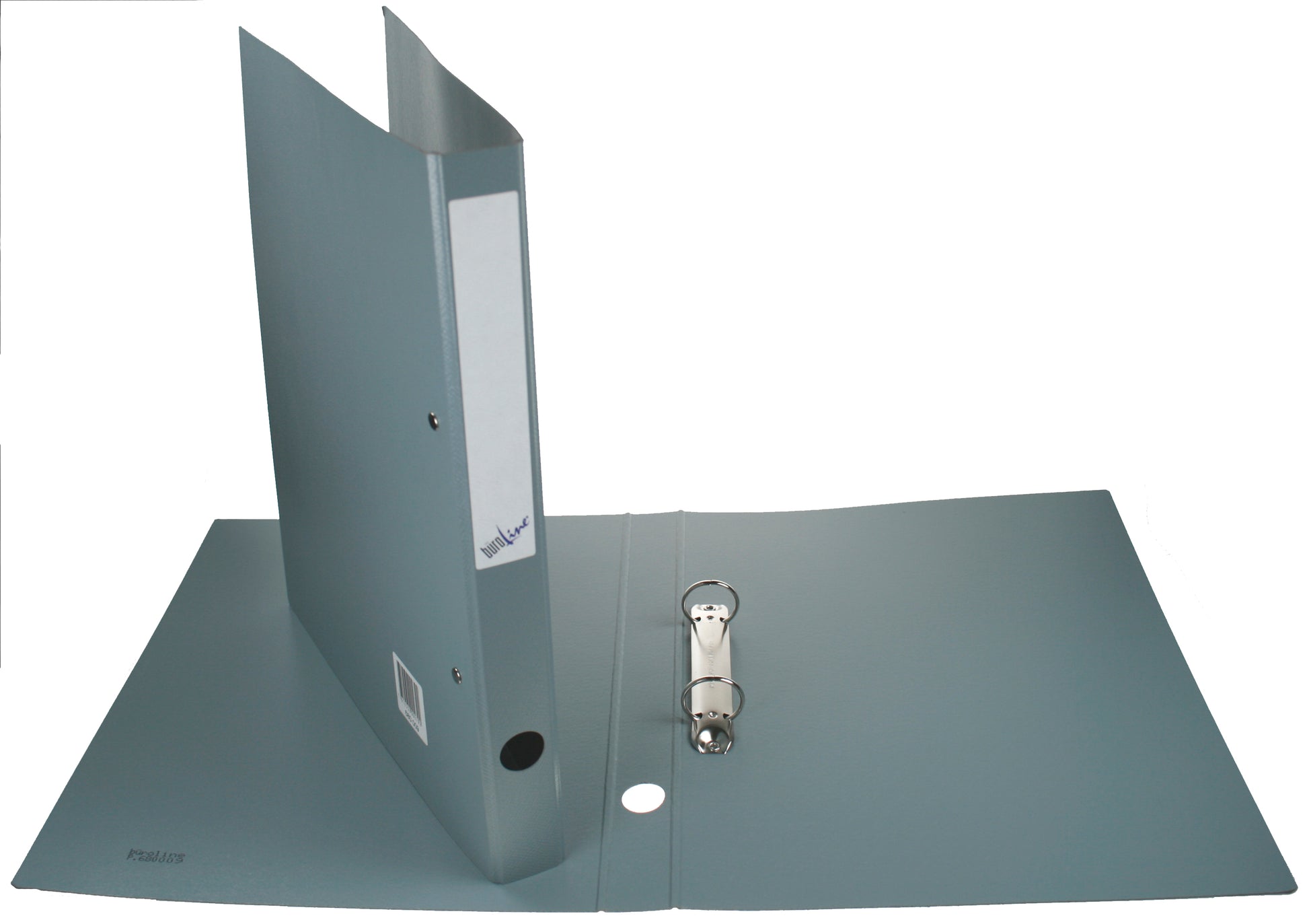 Büroline Ringbuch – 2-Ring Ø 30 mm – für A4 – Rückenbreite 3,5 cm – Grau
