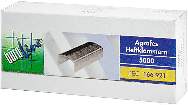 Buroline Büroline Heftklammern – B8, 6 mm, 5'000 Stück