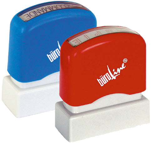 Büroline Stempel Express 167040 – Selbstfärbender Wortstempel – Rot