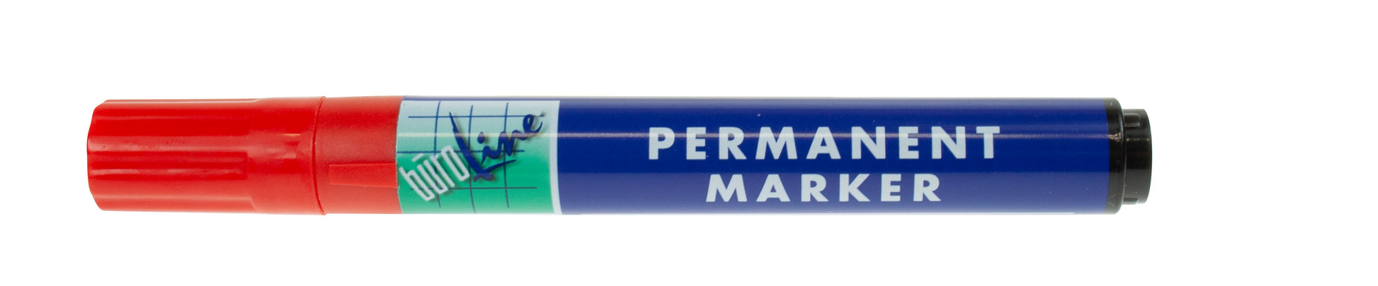 Büroline 222255 Permanentmarker – Rundspitze 1–4 mm – Rot