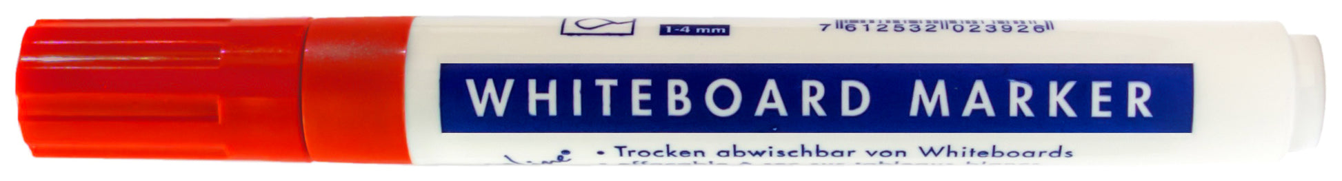 Büroline Whiteboard-Marker – 1–4 mm, rot, trocken abwischbar, geruchsarm – für Whiteboards