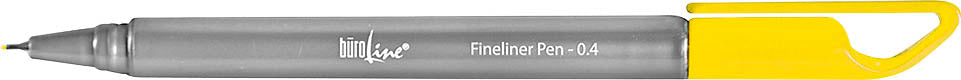 Büroline Fineliner – 0,4 mm, gelb