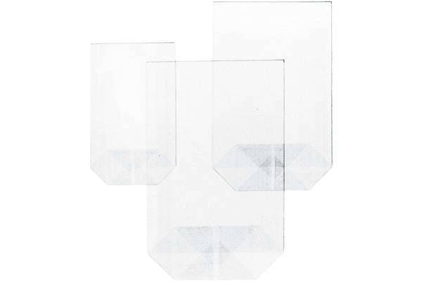 Büroline Standbodenbeutel – 132 × 64 × 232 mm, Polypropylen, transparent – 100 Stk.