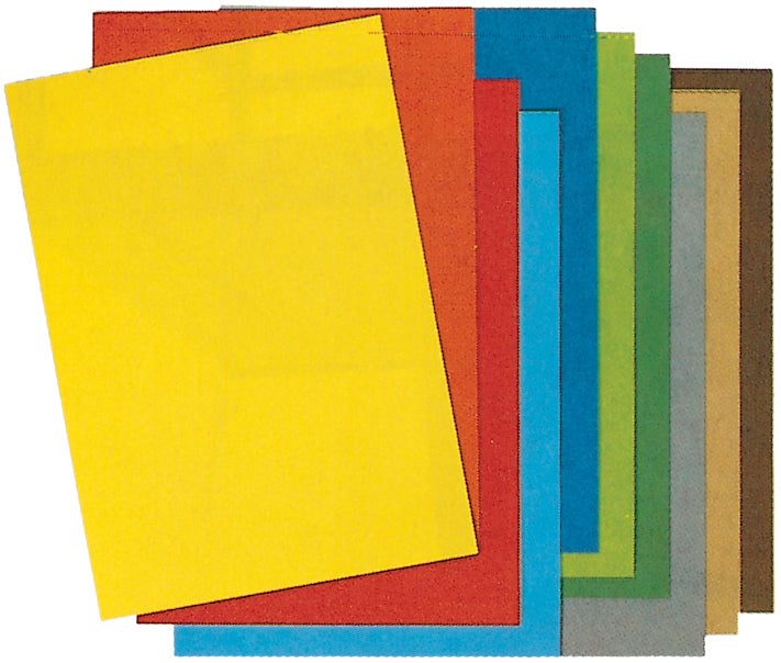 Buroline Umschlagdeckel – A4 – 385 g/m², Karton, Gelb – 100 Stk.