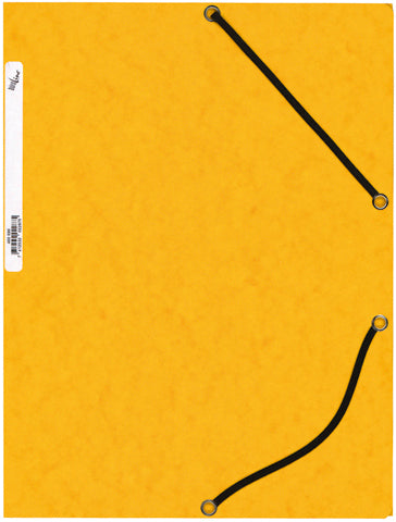 Buroline Gummibandmappe A4 – Karton, Gelb