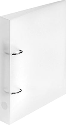 Büroline Ringbuch – 2-Ring Ø 28 mm – für A5 – Rückenbreite 3,5 cm – transparent