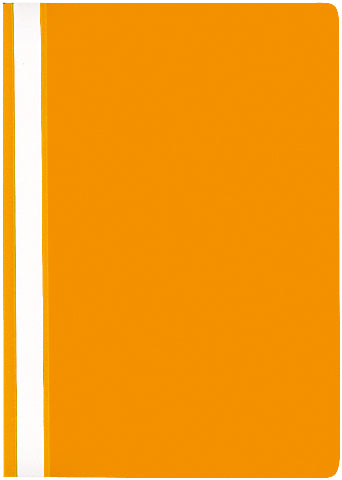 Buroline 609027 Schnellhefter für A4, Polypropylen (PP), orange – transparenter Vorderdeckel – 25 Stk