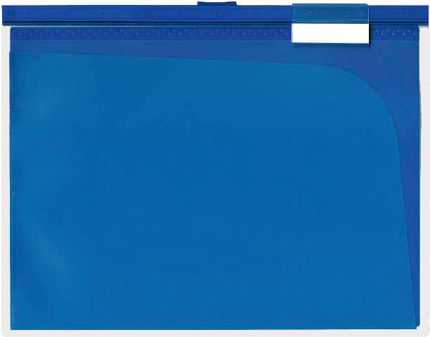 Büroline Hängemappe – für A4, blau, 3 Stk., 6 Fächer